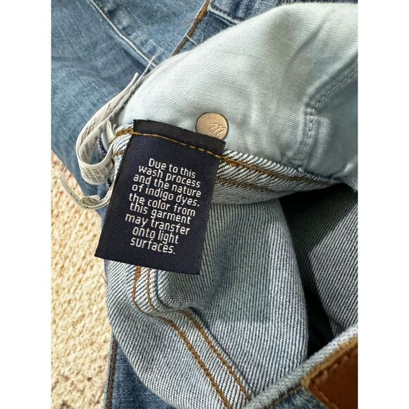 Madewell Jeans Women's Size 25 Cali Demi-Boot Flat w Frayed Hem - Picture 8 of 8